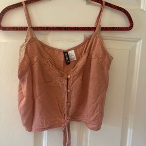 dusty pink tank top